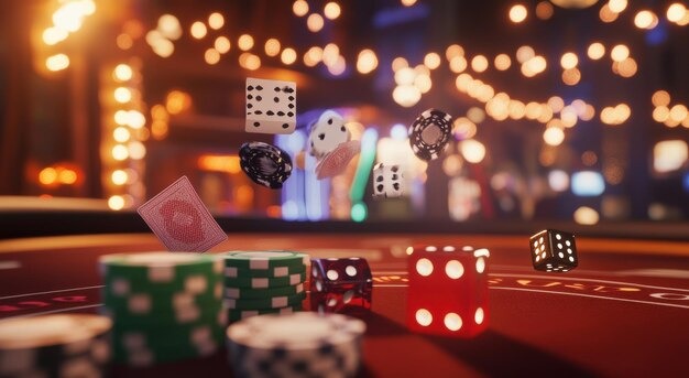 Baccarat live table multi-camera view